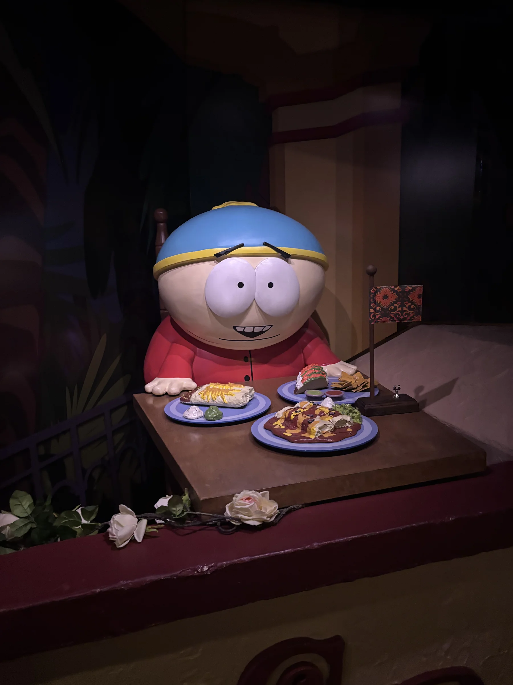 Cartman from South Park at Casa Bonita